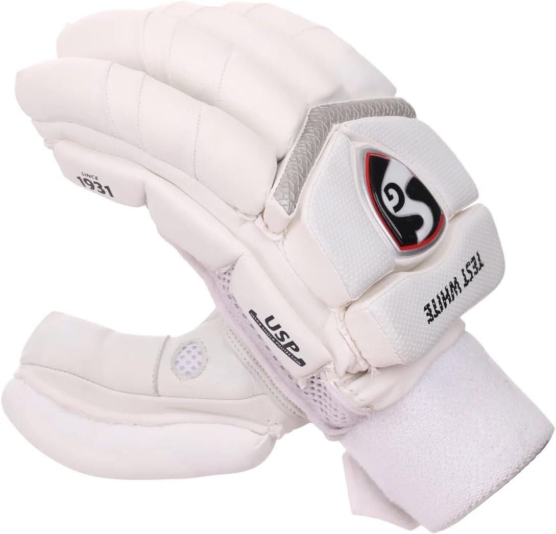 SG Test White Batting Gloves RHB