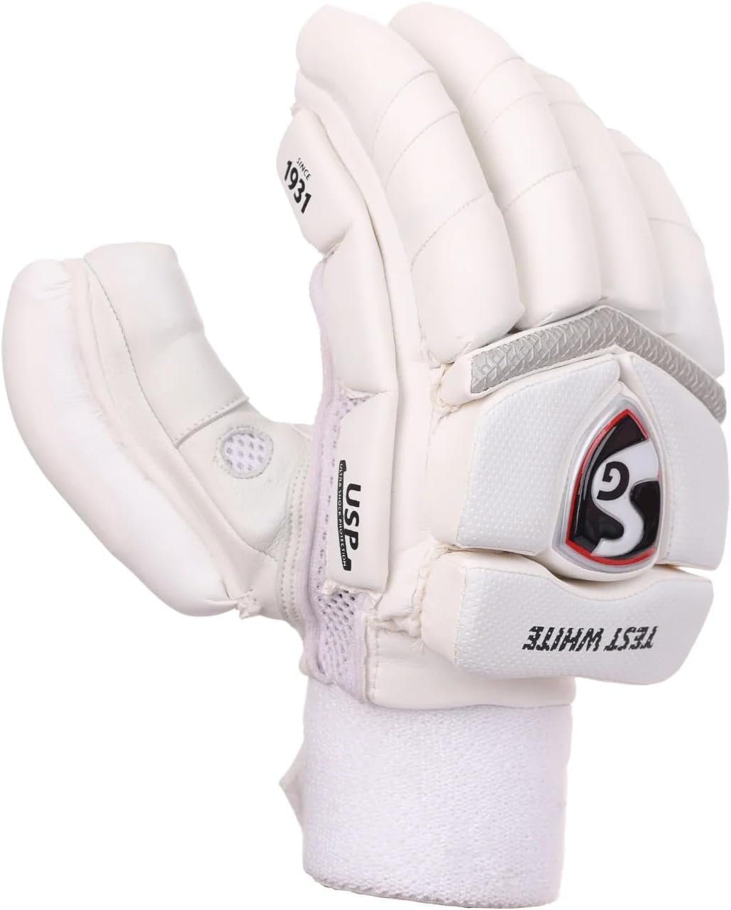 SG Test White Batting Gloves RHB