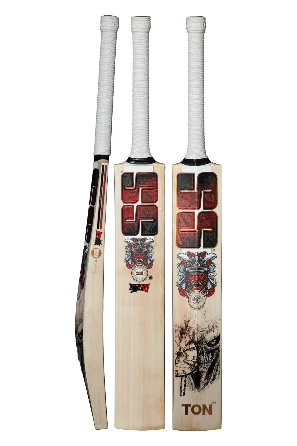 SS Devil Red English Willow Bat Grade 2