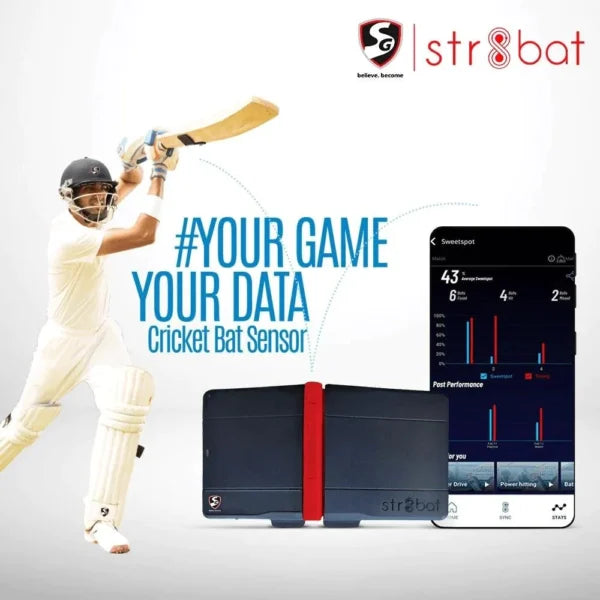 Str8bat Cricket Bat Sensor | Portable Swing Analyzer