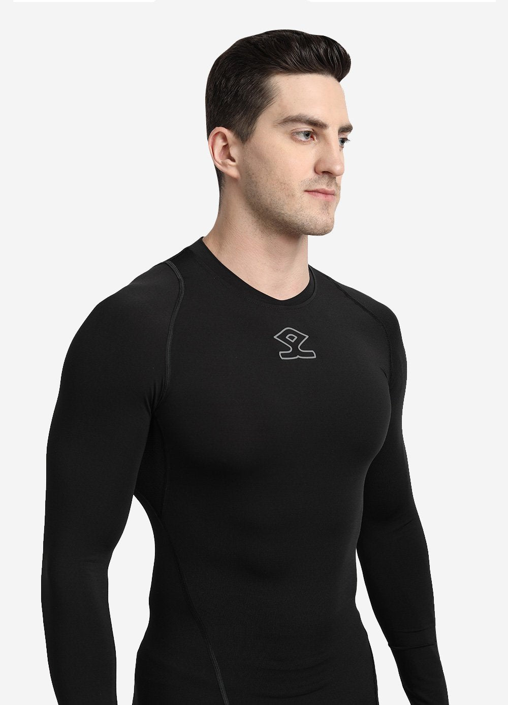 Shrey Intense Compression Long Sleeve Top Medium Black