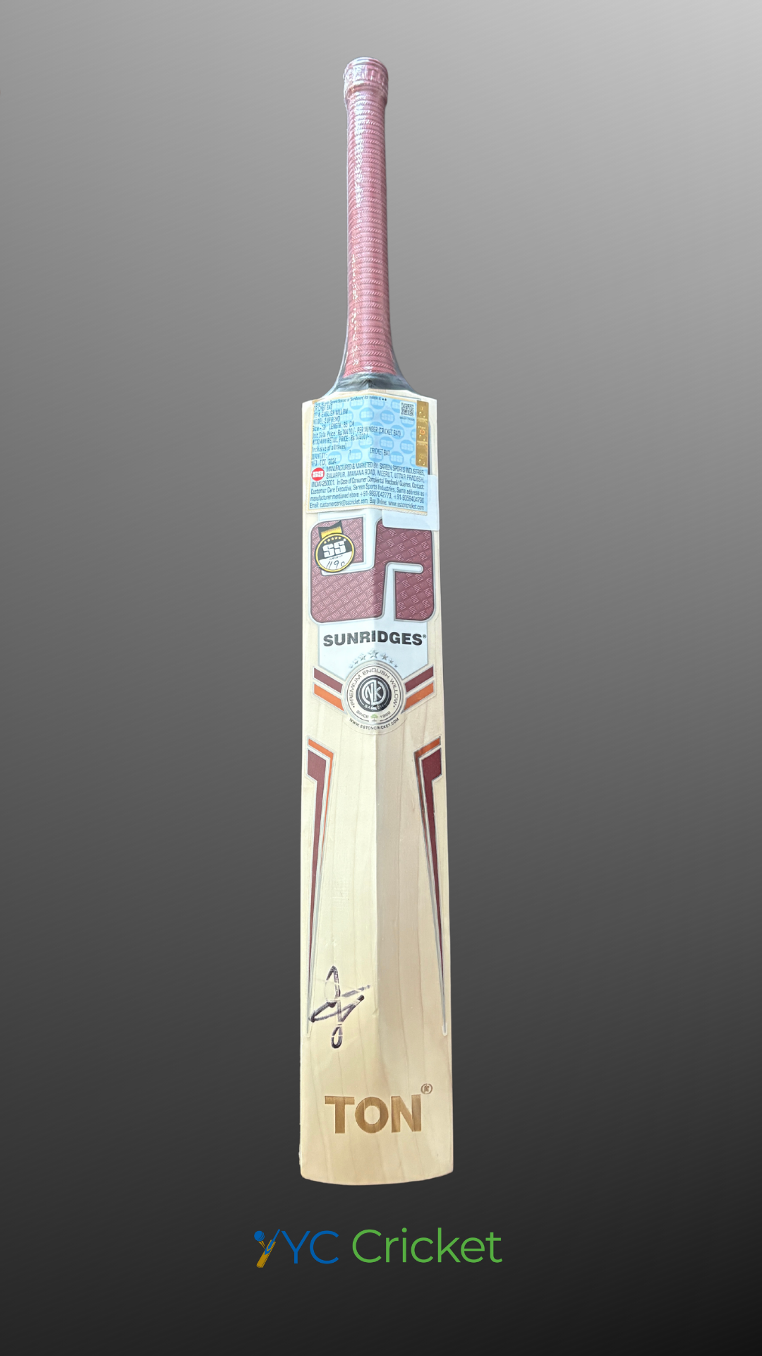 SS Supremo English Willow Cricket Bat