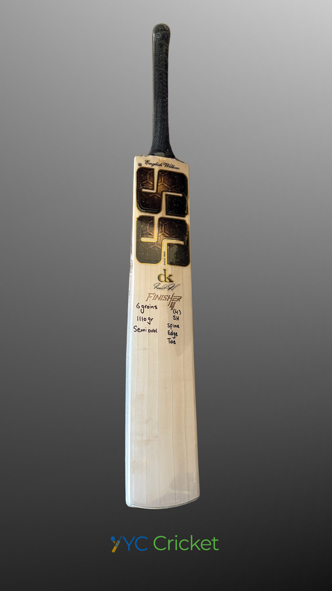 SS Vintage DK Finisher 4.0 English Willow Bat (SH) (2024)