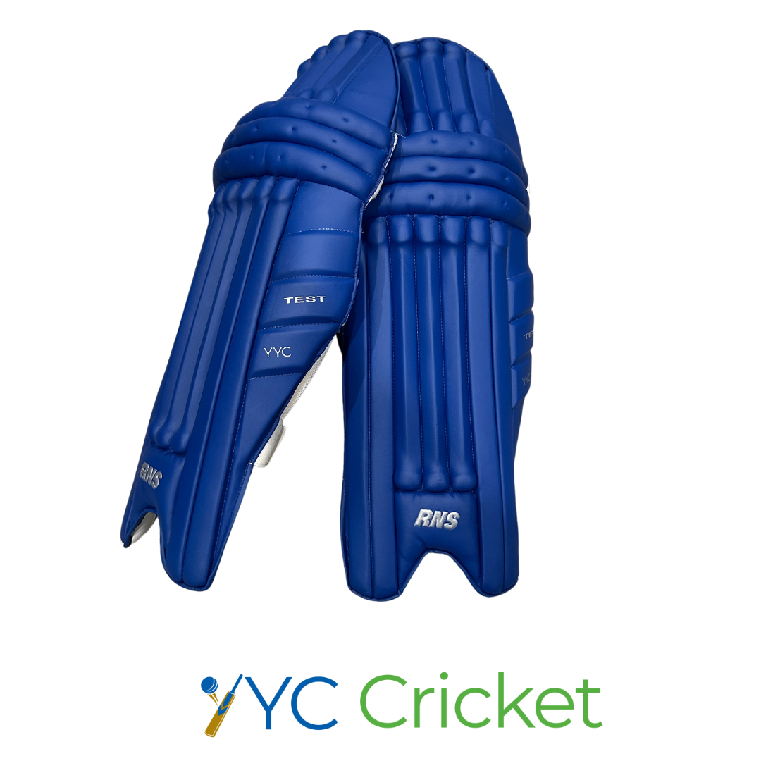 RNS Larson Test Leg Guards Blue Youth (RH)