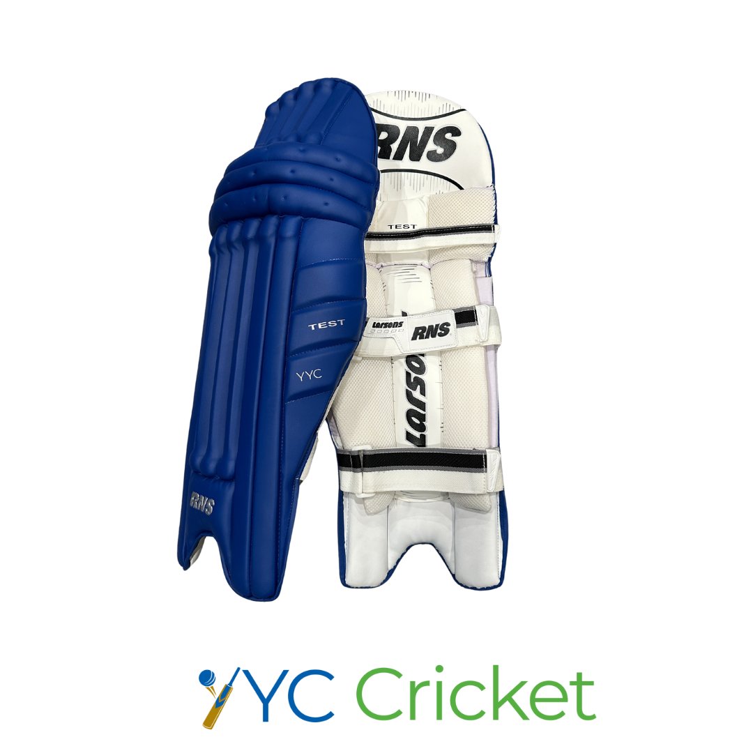 RNS Larson Test Leg Guards Blue Youth (RH)