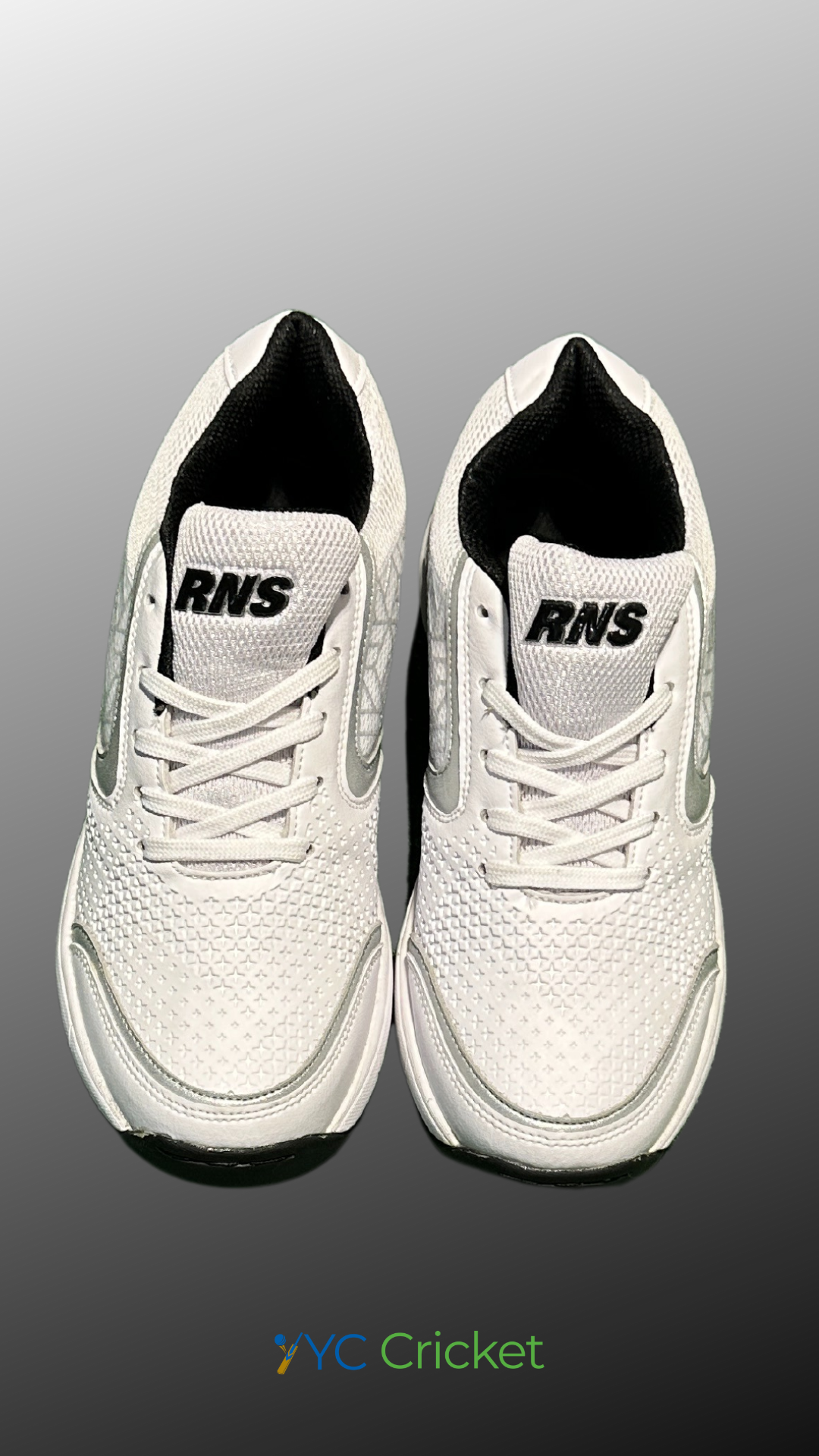 Rubber Studs Cricket Shoes Black