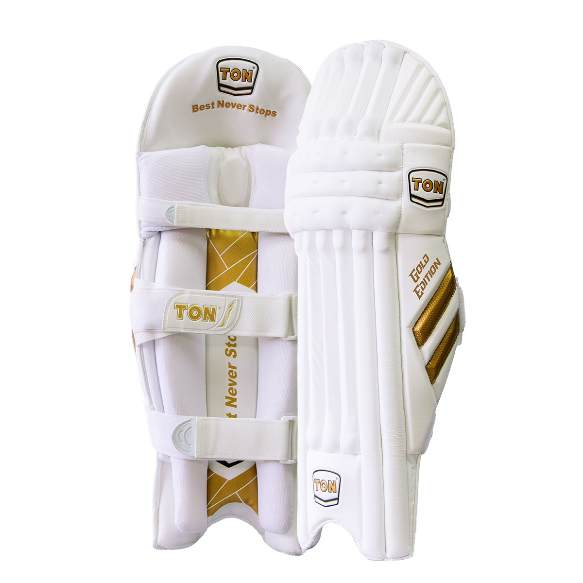 Ton Gold Edition Light Weight Cricket Batting Pads (Black)