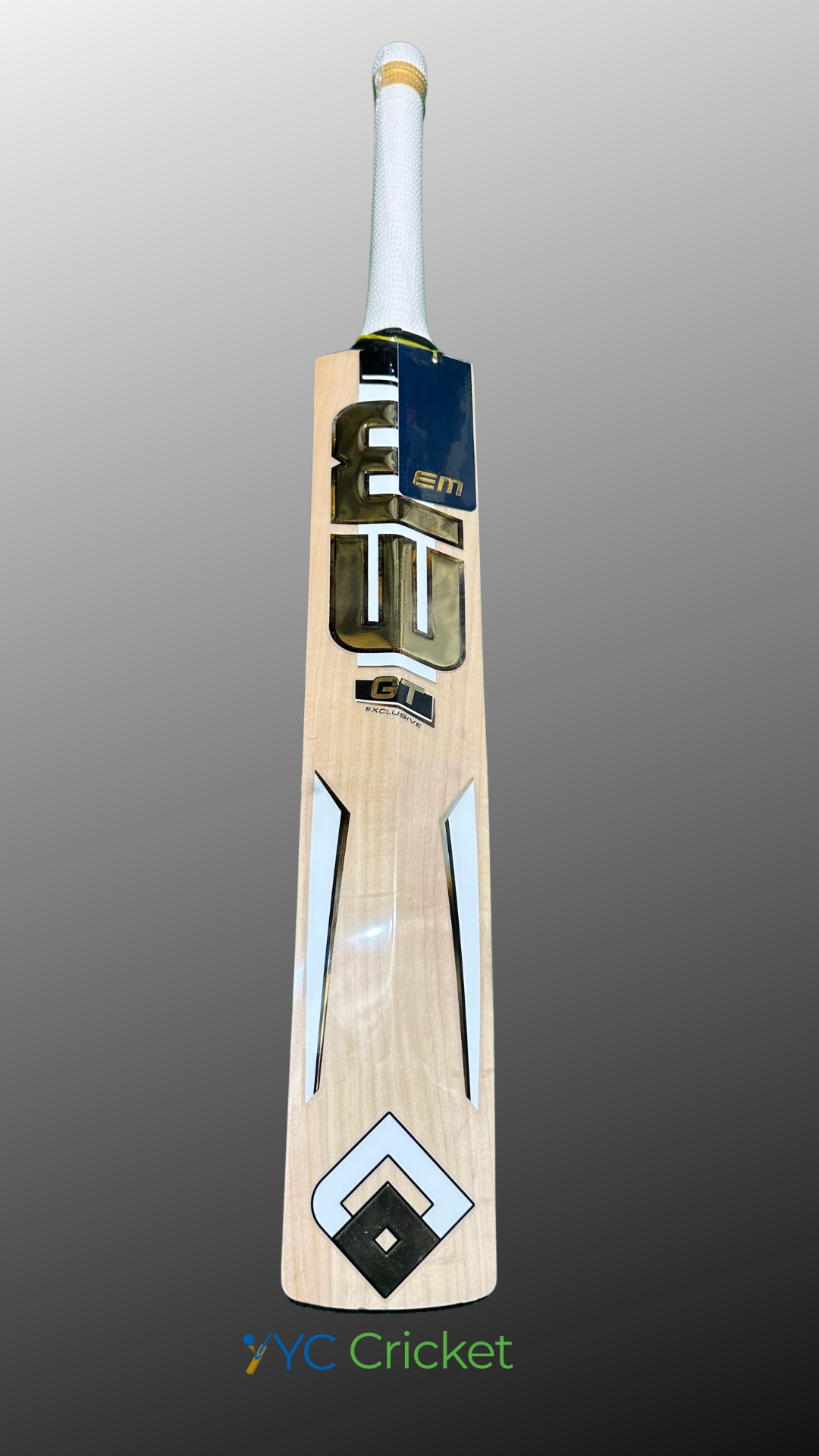 EM GT Elite Selected Willow Cricket Bat (Size SH)