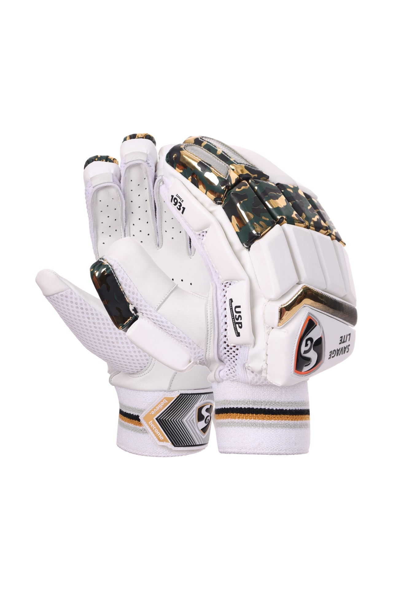 SG Savage lite Cricket batting Gloves (Youth Size)