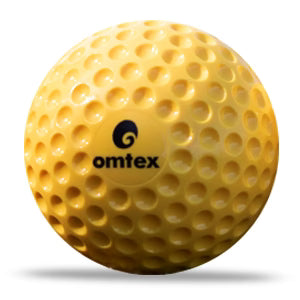 Omtex Dimple Ball - Yellow (Standard Weight) - Bowling Machine