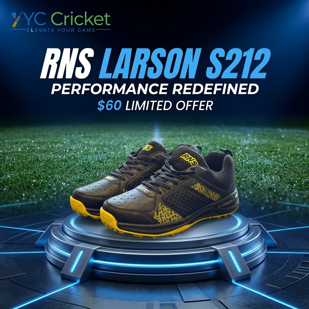 RNS Rubber Studs Cricket Shoes Black S212