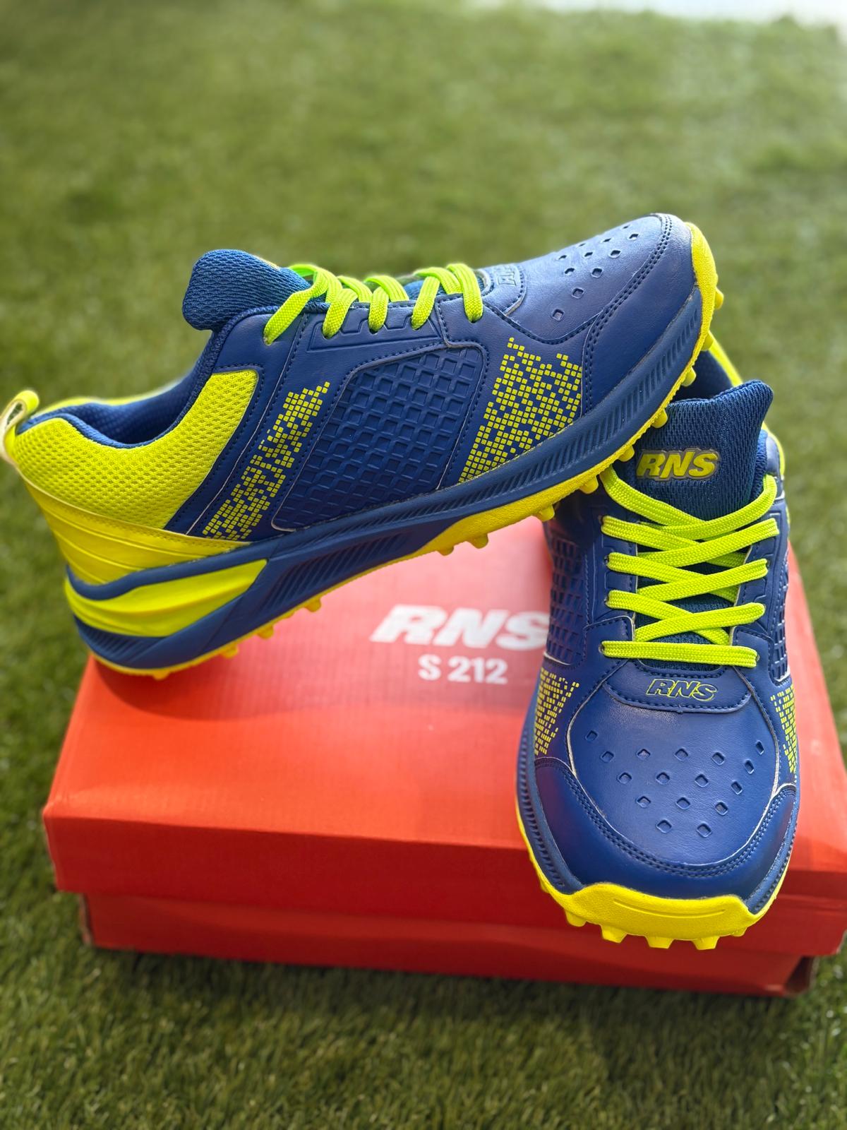RNS Rubber Studs Cricket Shoes Blue S212
