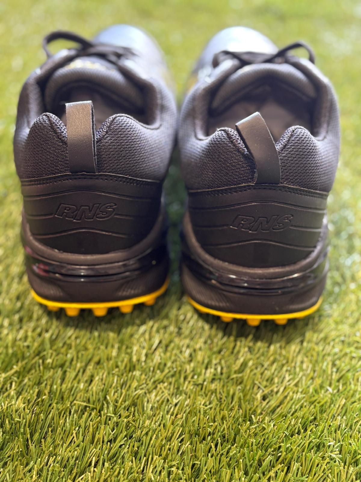 RNS Rubber Studs Cricket Shoes Black S212