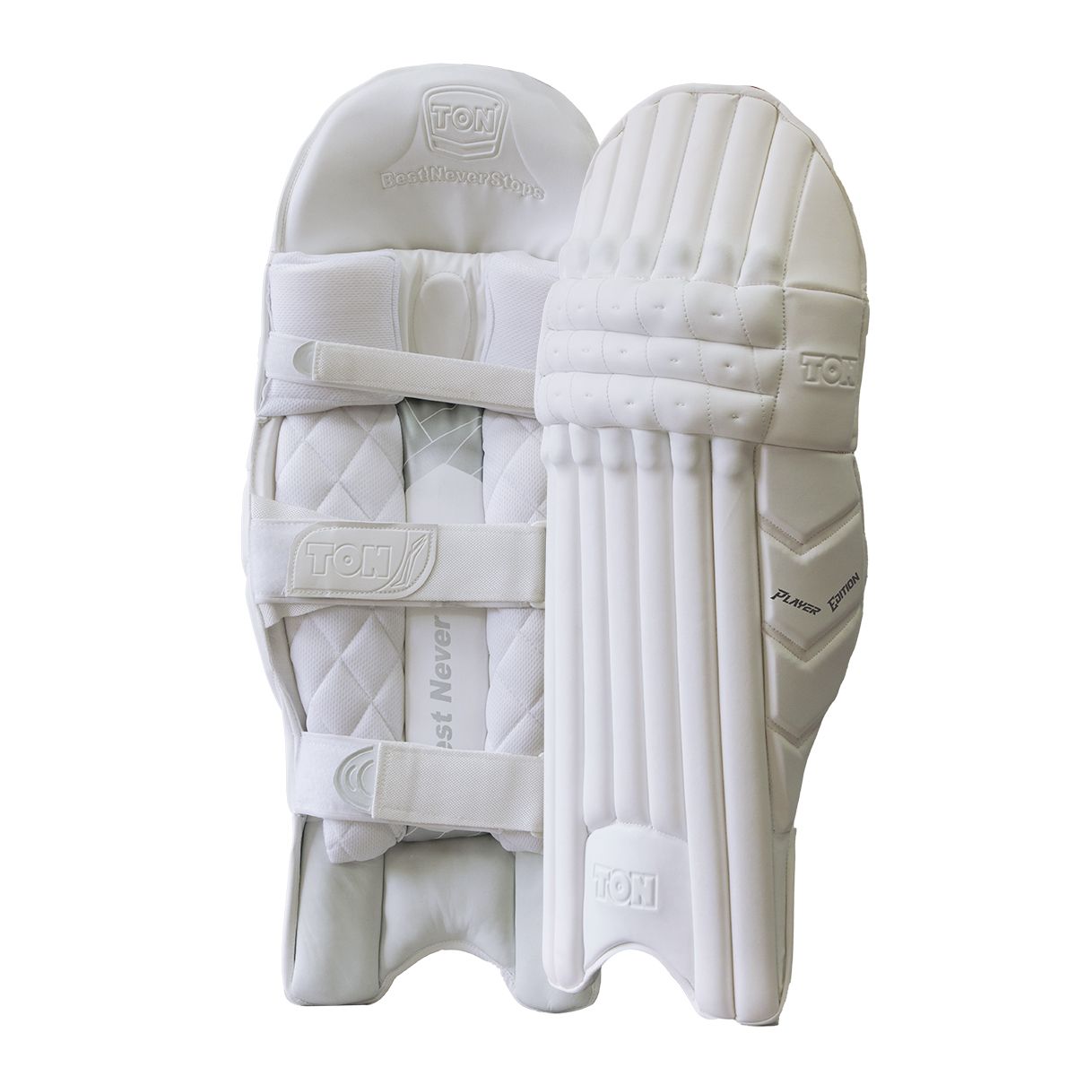 Ton Player Edition Light Weight Cricket Batting Pads Men (Black)