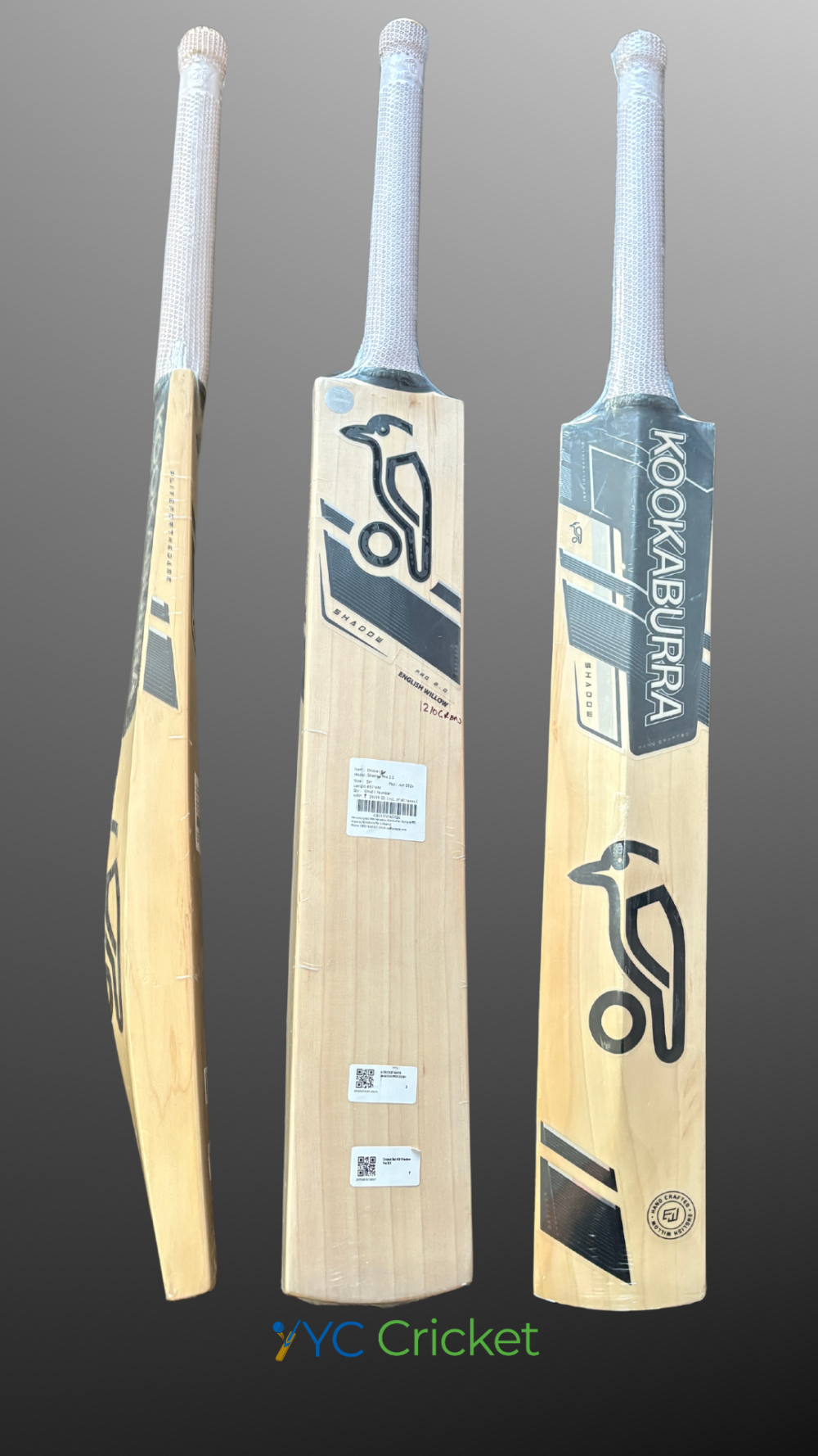 Kookaburra Shadow Pro 2.0 English Willow Cricket Bat - Short Handle