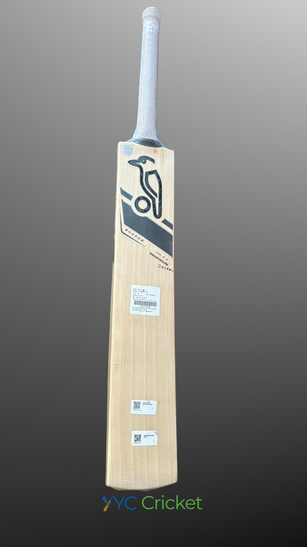 Kookaburra Shadow Pro 2.0 English Willow Cricket Bat - Short Handle - Image 9